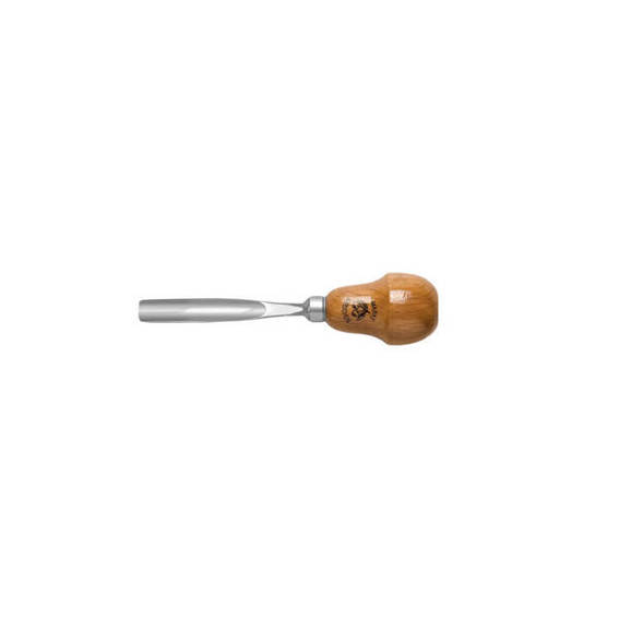 Gebogener Kerbschnitzbeitel 2 mm - Mittlere Höhlung | Stich 8 | Birnenheft