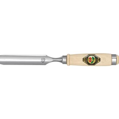 Hohlbeitel 12mm - Ulmer Form, Schneidwerkzeug aus Stahl, Weißbuche, KIRSCHEN