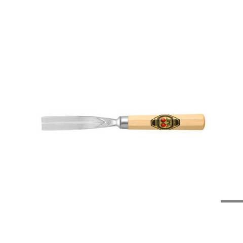 Bildhauerbeitel 14 mm - Gerader Gaißfuß 75° - Stich 39