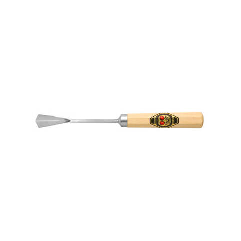 Gaißfuß Bildhauerbeitel 12 mm - Gekröpfter Gaißfuß 75° - Stich 39