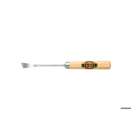 6 mm Balleisen - Gekröpftes & Linksschräges Bildhauerbeitel - Stich 1
