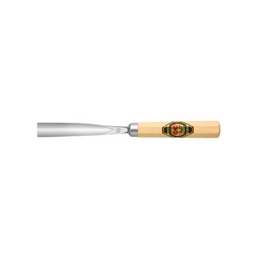 Gaißfuß Bildhauerbeitel 14 mm – Gebogener Gaißfuß 75° mit Stich 39