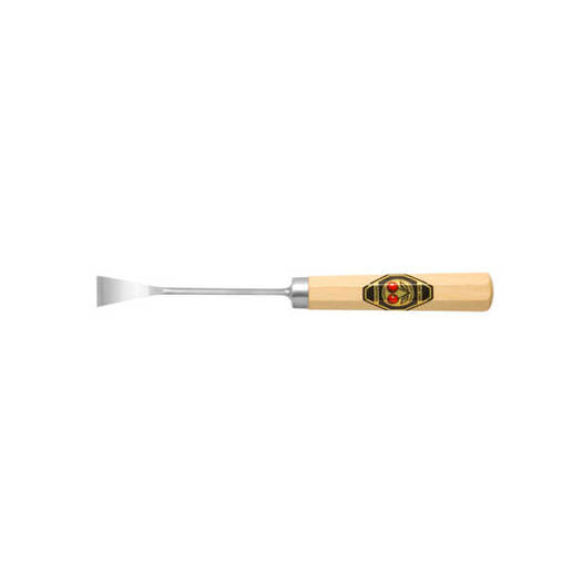 Bildhauerbeitel 6 mm – Gekröpftes und Gerades Balleisen (Stich 1)
