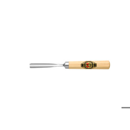 Kerbschnitzbeitel 4 mm - Gerade mit Mittlerer Höhlung | Stich 8
