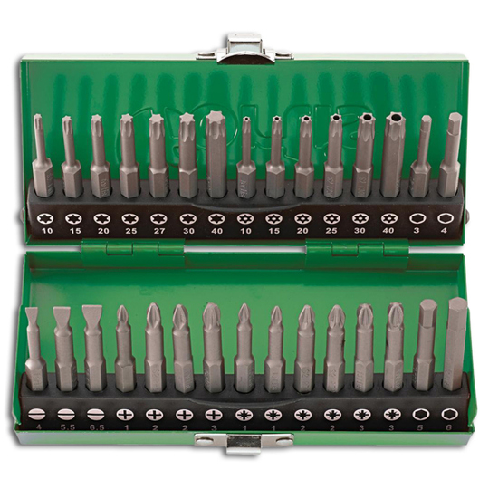 FORTIS 30-teiliges Bit-Sortiment mit 50mm Bits - Werkzeugsatz