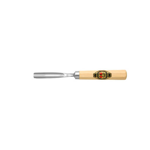 Kerbschnitzbeitel gebogen 2 mm - Mittlere Höhlung - Stich 8 | Hochwertiger Schnitzwerkzeug