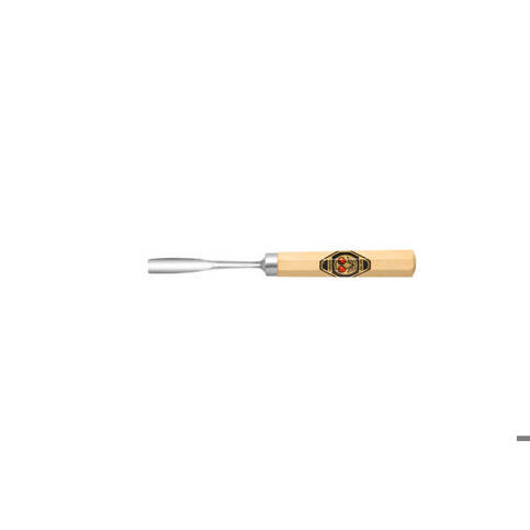 Kerbschnitzbeitel 4 mm gekröpft – Tiefe Höhlung, Stich 10