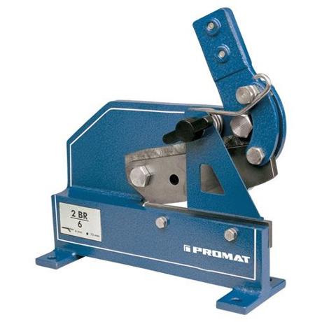 PROMAT Hebelschere 2BR/4 - Blech- und Rundstahlschere, Messer-Länge 120mm, Stahlblatte 50x4mm, Rundstahl 11mm