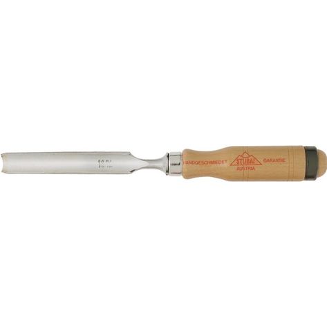 STUBAI Hohleisen 20 mm mit Holzgriff – Professionelles Hohlbeitel-Werkzeug