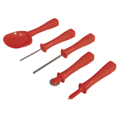 Kürbis Schnitz-Set | 5 Stück SB-Karte | Kreatives Schnitzarbeitsset