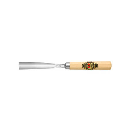 Gaißfuß Bildhauerbeitel 6 mm – gebogen, 75° Stich 39