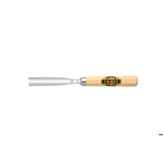 12 mm Bildhauerbeitel - Gebogenes Flacheisen - Stich 4
