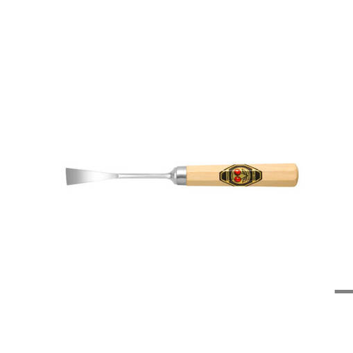 3 mm Bildhauerbeitel - Gekröpftes Flacheisen für präzise Schnitte