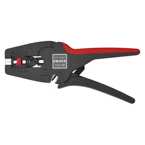 KNIPEX MultiStrip 10 - Automatische Abisolierzange 195 mm für präzises Kabelabziehen