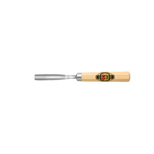 Kerbschnitzbeitel gebogen 10 mm - Tiefe Höhlung, Stich 10 | Präzises Schnitzen leicht gemacht